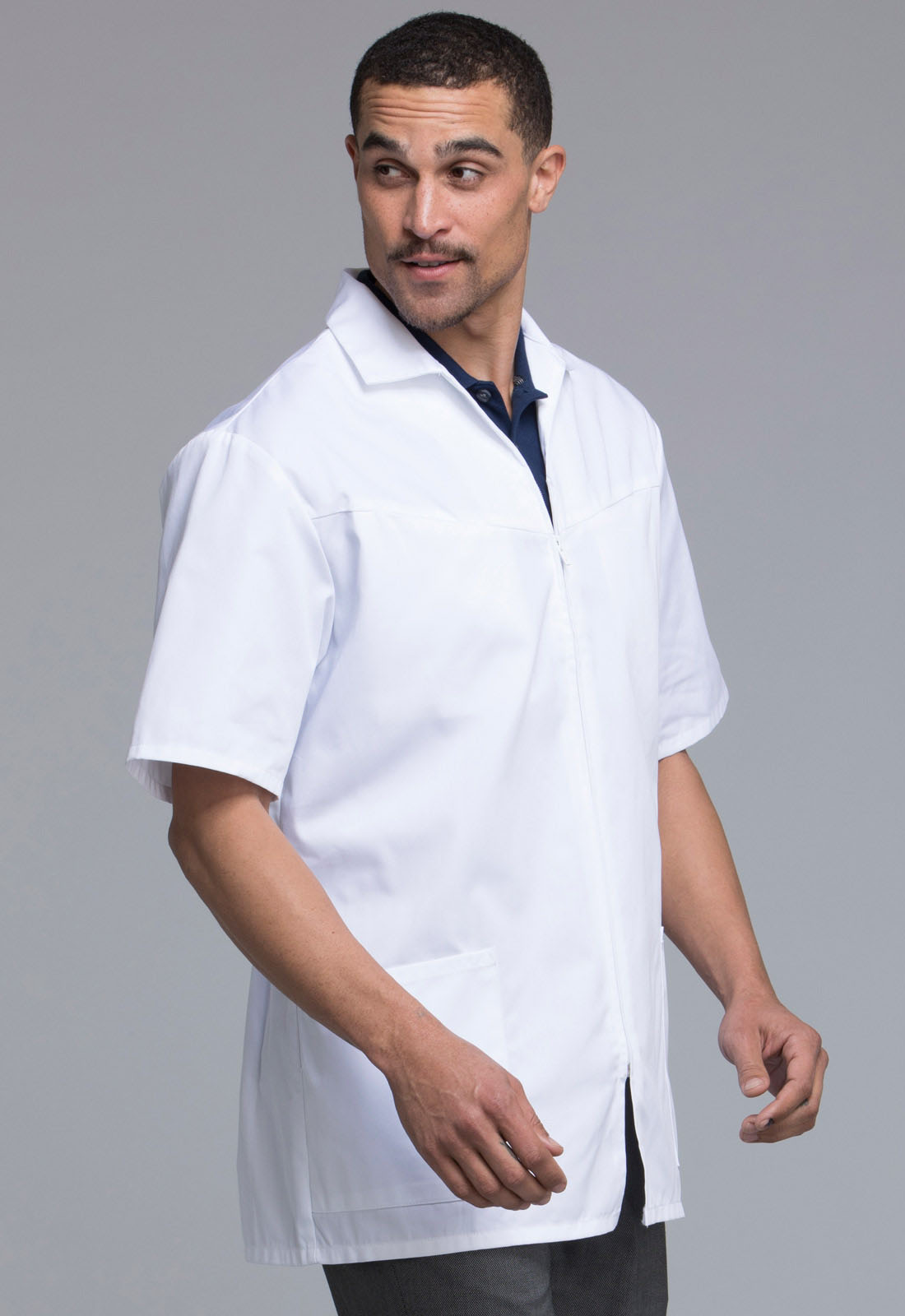 Белый халат медицинский мужской